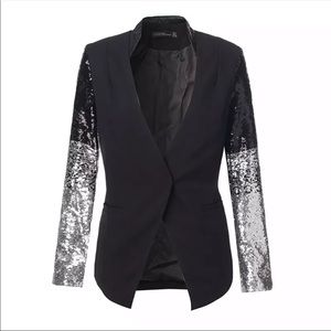 Zanzea Women’s sequin Blazer sz M